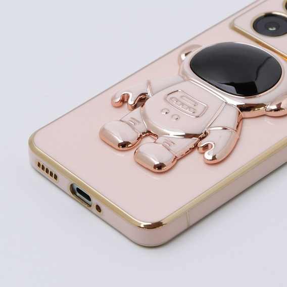 Obal na mobil pre Xiaomi 13T / 13T Pro, Astronaut, ružové rose gold