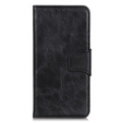 Klapkové puzdro pre Samsung Galaxy S25 Edge, Crazy Horse Wallet, čierne