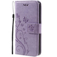 Klapkové puzdro pre iPhone 7/8/SE 2020/SE 2022, Butterfly, fialové