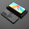 Obal na mobil pre Oppo A58 4G, Kickstand Ring, čierne