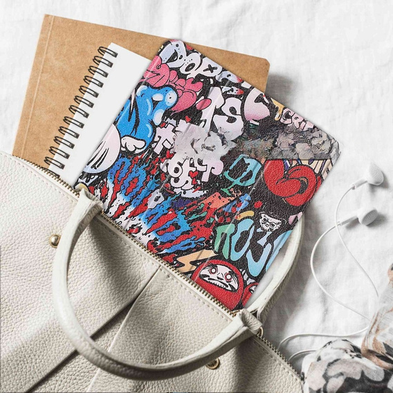Puzdro pre Lenovo Tab P11 Pro Gen 2 TB132FU TB132XU 11.2", s chlopňou, graffiti
