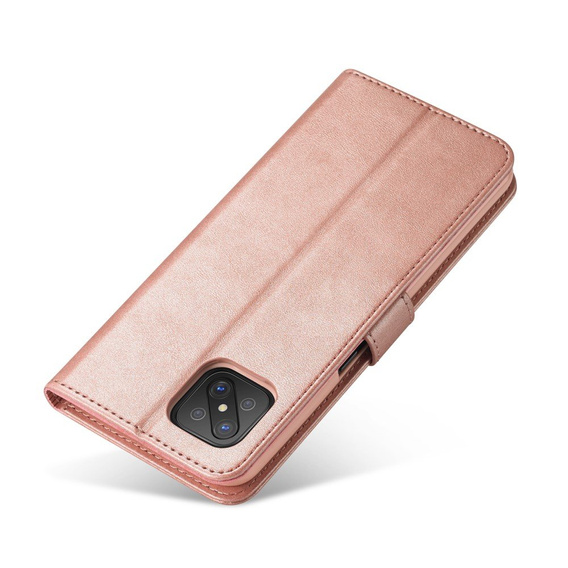 Klapkové puzdro pre Oppo Reno 4 Z 5G, LC.IMEEKE, ružové rose gold