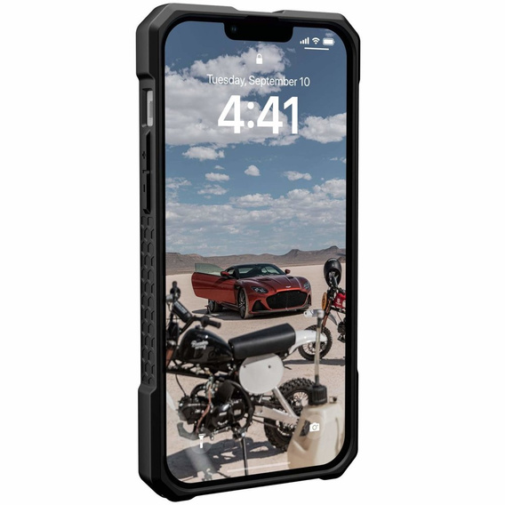 Urban Armor Gear Obal na mobil pre iPhone 14 Plus, Monarch MagSafe Kevlar, čierne