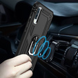Pancierované obal na mobil pre Samsung Galaxy A50 / A30s, Nox Case Ring, čierne
