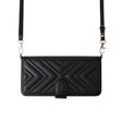 Puzdro s chlopňou pre Realme 14 Pro+ 5G, Crossbody Leather Wallet, čierne