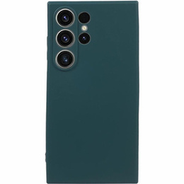 Obal na mobil pre Samsung Galaxy S24 Ultra, Silicone Lite, zelený