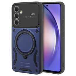 Pancierované puzdro pre Samsung Galaxy A54 5G, CamShield MagSafe, modré