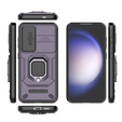 Puzdro pre Samsung Galaxy S24, KickStand Camera Lens, fialové