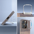 Puzdro pre iPhone 16 Pro Max, Frame Kickstand, pre MagSafe, Sunset Grey