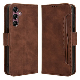 Klapkové puzdro pre Samsung Galaxy A15 4G / 5G, Card Slot, hnedé