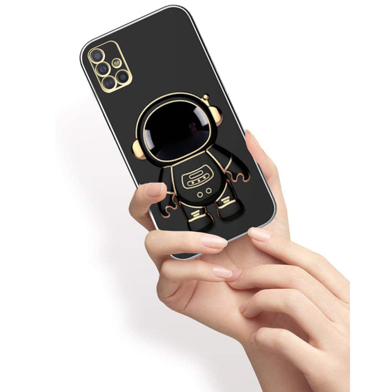 Obal na mobil pre Samsung Galaxy A71, Astronaut, čierne