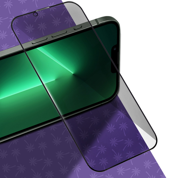 Tmavé sklo na ochranu súkromia Shy Palm pre iPhone 13 Pro Max