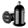 Baseus Grain Pro 2x USB 4,8 A nabíjačka do auta pre zariadenia napájané cez USB – univerzálna