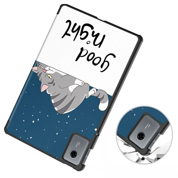 Puzdro pre Lenovo Idea Tab 11" 2025 TB336FU TB336ZU, s funkciou stojana, Smartcase, Sleeping Cat