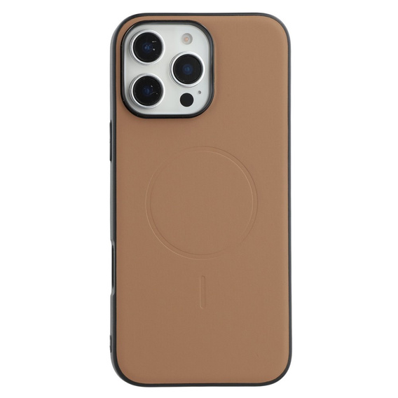 Puzdro X-LEVEL pre iPhone 16 Pro, Magnetic Card Holder, hnedé