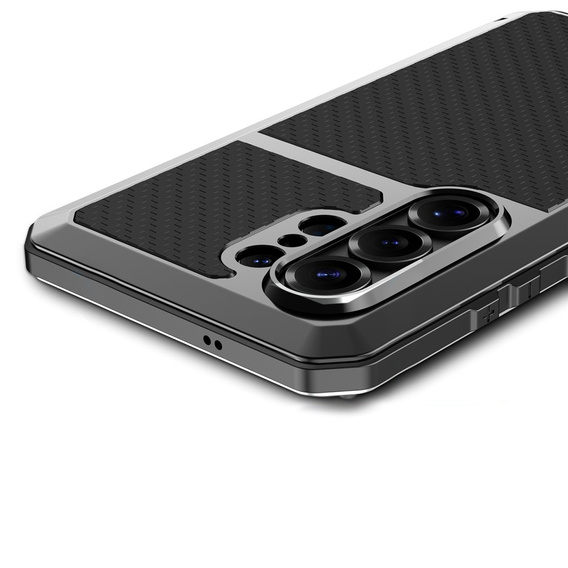 Puzdro s integrovaným sklom pre Samsung Galaxy S26 Ultra, čierne