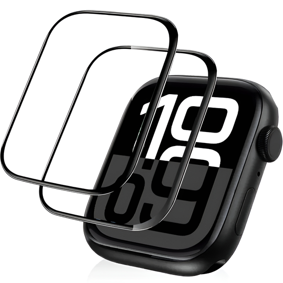 2x hybridné sklo ERBORD pre Apple Watch 10/11 42mm