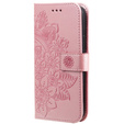 Klapkové puzdro pre Realme C67, Mandala, ružové rose gold