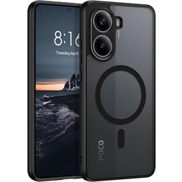 Puzdro pre Xiaomi Poco X7 Pro 5G, pre MagSafe, ERBORD Matt Case, čierny