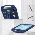 Detské puzdro pre Xiaomi Pad 7 / 7 Pro, Cute Patterns, so stojanom, tmavomodré