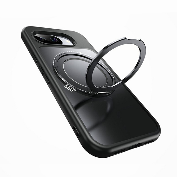 Puzdro pre Google Pixel 10a, pre MagSafe, so stojanom, čierne