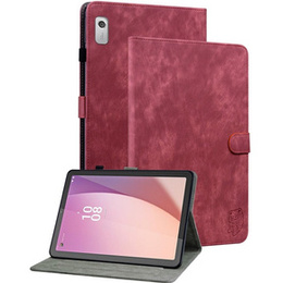 Obal na mobil pre Lenovo Tab M9, Wallet Pen Slot, červené
