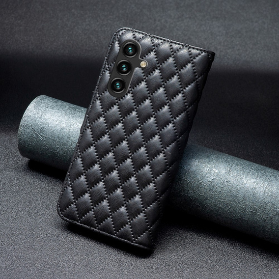 Klapkové puzdro pre Samsung Galaxy A56, Wallet, BINFEN COLOR, čierne