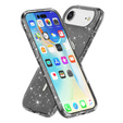 Puzdro pre iPhone Air, pre MagSafe, trblietavé, priesvitné čierne
