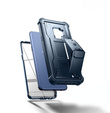Obrnené puzdro pre Samsung Galaxy S9, Dexnor Full Body, modré