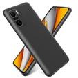 Obal na mobil pre Xiaomi Mi 11i / POCO F3, Silicone Lite, čierne