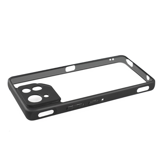 Puzdro pre ASUS ROG Phone 8 Pro, Fusion Hybrid, s ochranou fotoaparátu, transparentné / čierne