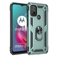 Pancierované obal na mobil pre Motorola Moto G10/G30, Nox Case Ring, zelený