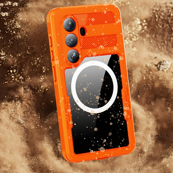 Vodotesné puzdro REDPEPPER pre Samsung Galaxy S26, oranžové