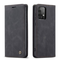 CASEME puzdro pre Samsung Galaxy A52 / A52s, Leather Wallet Case, čierne