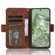 Klapkové puzdro pre Google Pixel 8A, Card Slot, hnedé