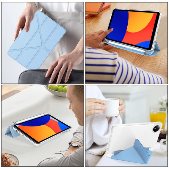 Puzdro pre Xiaomi Redmi Pad SE 8.7", Origami, modré