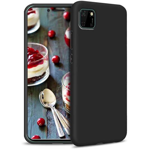 Obal na mobil pre Huawei Y5P, Silicone Lite, čierne