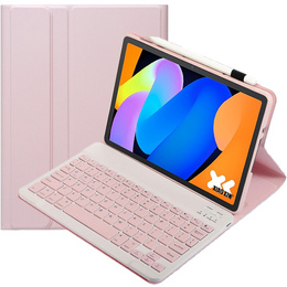 Puzdro s klávesnicou Bluetooth pre Lenovo Idea Tab 11" 2025 TB336FU TB336ZU, ružové
