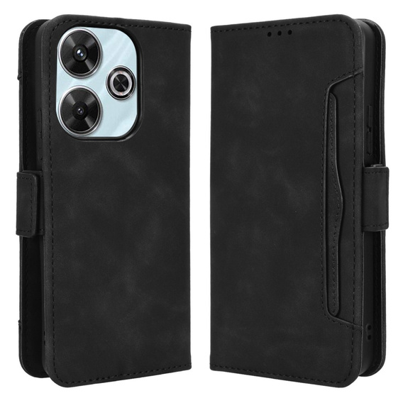 Klapkové puzdro pre Xiaomi Redmi 13, Card Slot, čierne