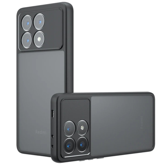 Puzdro pre Xiaomi Poco X6 Pro 5G, Fusion Hybrid, s ochranou fotoaparátu, matný / čierny