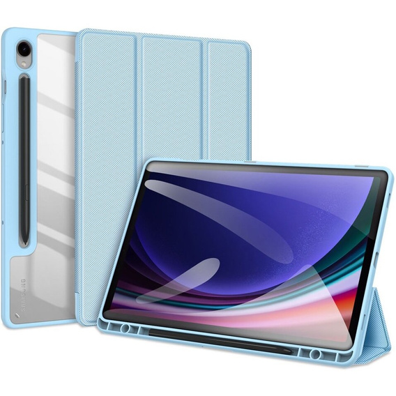 Puzdro pre Samsung Galaxy Tab S10 Lite / S10 FE / S9 FE, Dux Ducis TOBY, modré