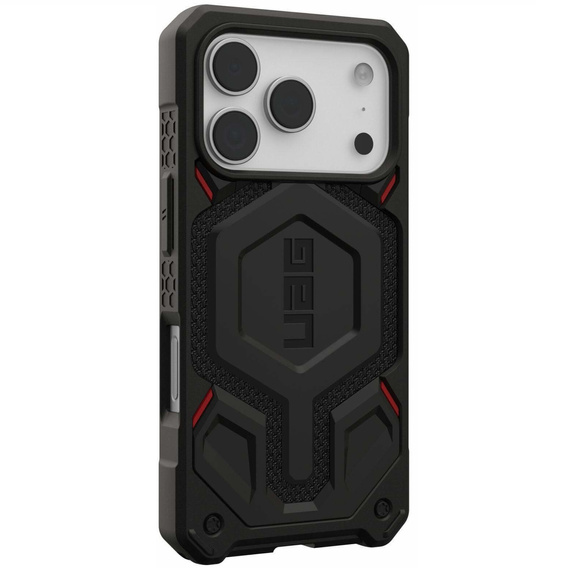 Puzdro Urban Armor Gear pre iPhone 17 Pro Max, Monarch Pro Kevlar MagSafe, kevlarová farba