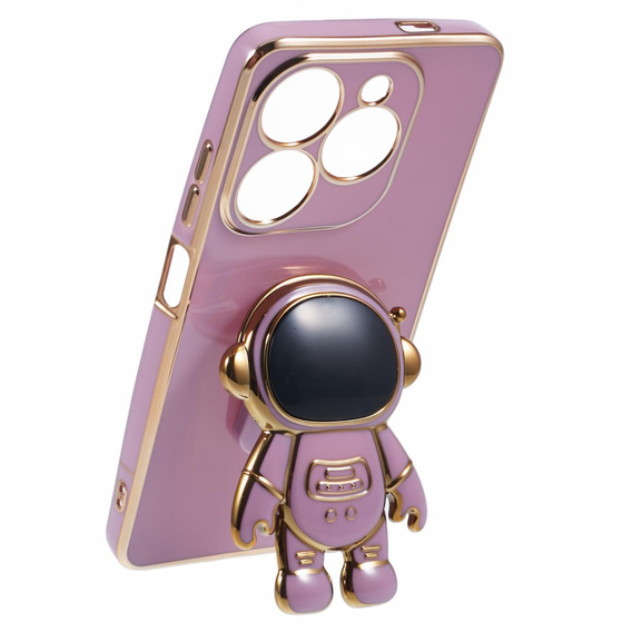 Obal na mobil pre Infinix Hot 40i, Astronaut, fialové