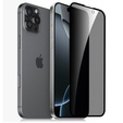 2x tvrdené sklo na ochranu súkromia pre iPhone 16 Pro Max, ERBORD 9H Easy App Anti-Peep