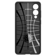 Puzdro Spigen pre Samsung Galaxy S25 Edge, Liquid Air, čierne + tvrdené sklo 9H
