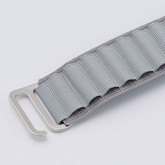 Nylonový remienok pre Apple Watch 1/2/3/4/5/6/7/8/SE/ULTRA 42/44/45/49 mm, sivý