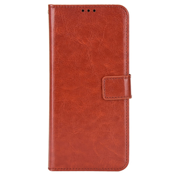 Klapkové puzdro pre Xiaomi Redmi A1 4G / A2 4G, Crazy Horse Wallet, hnedé
