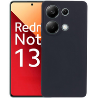 Obal na mobil pre Xiaomi Redmi Note 13 Pro 4G, Silicone Lite, čierne