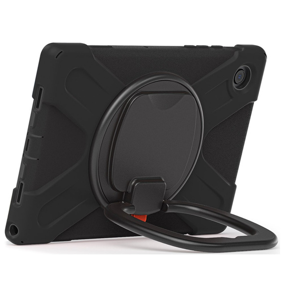 Detské puzdro pre Samsung Galaxy Tab A8 10.5 SM-X200 SM-X205, pancierované s popruhom, modré