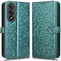 Flipové puzdro pre OnePlus Nord 5, Wallet Rhombus, zelený